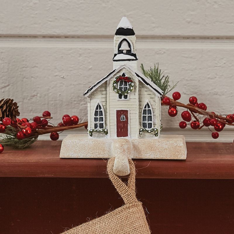 Park Designs Church Stocking Hanger - Off-White