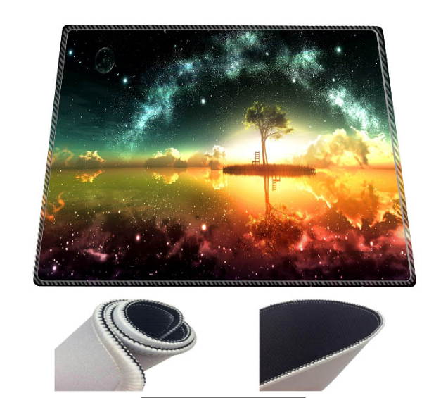 Island Scenery 600x300 900x400 Large Gaming Mousepad Black Mouse Pad Lock Edge Laptop Pc Game Gamer Computer Accessory