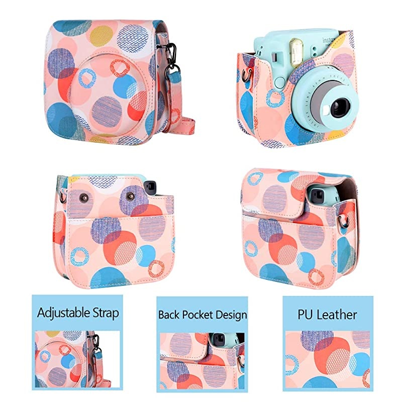 Instax Mini 9 Camera Accessories Bundles Compatible with Fujifilm Instax Mini 9 Mini 8 Mini 8+ Camera with Mini 9 Case108 Photos Mini Photo Albumetc Foam14 Items