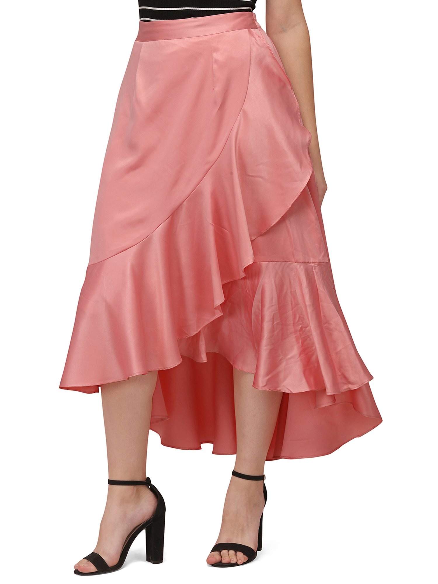 Smarty Pants Pink Below Knee Skirt