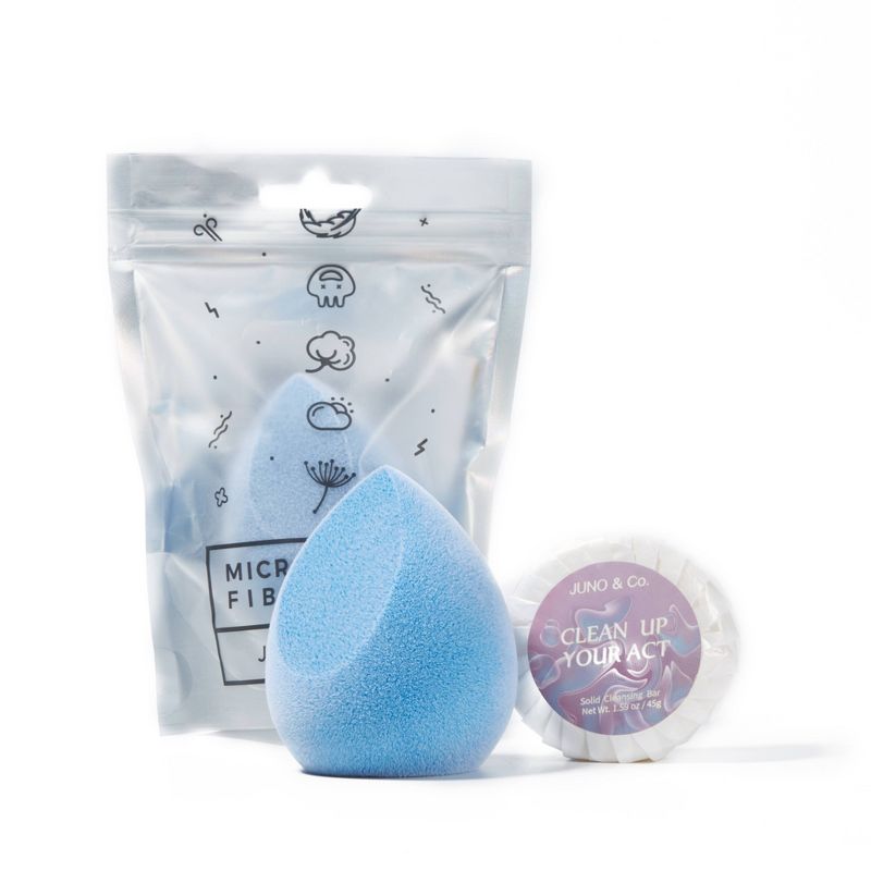 JUNO & Co. Velvet Sponge and Soap Bundle