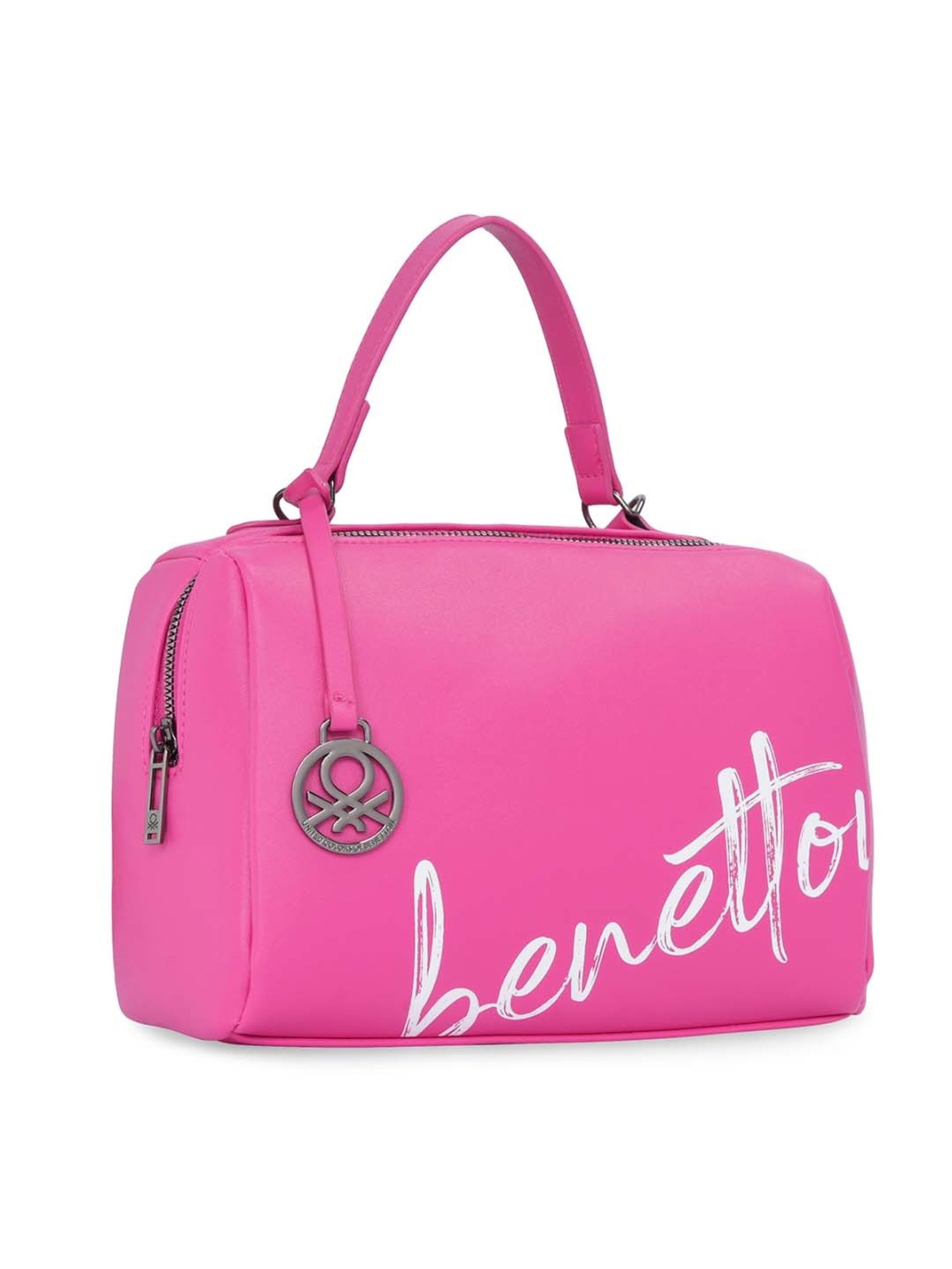 United Colors of Benetton Lianne Pink Solid Handbag