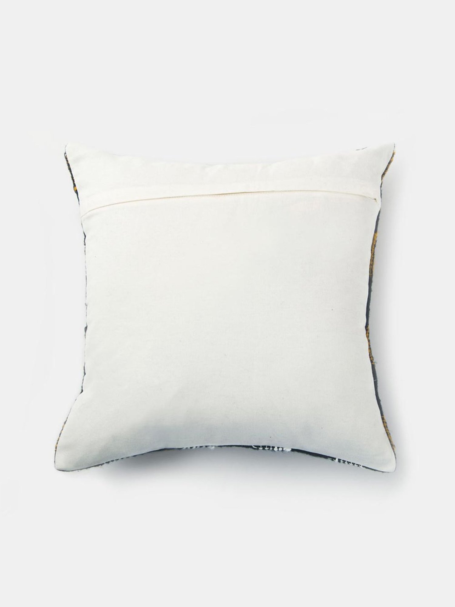 Fabindia Blue Cotton 31 TC 498 GSM Rhythm Cushion Cover