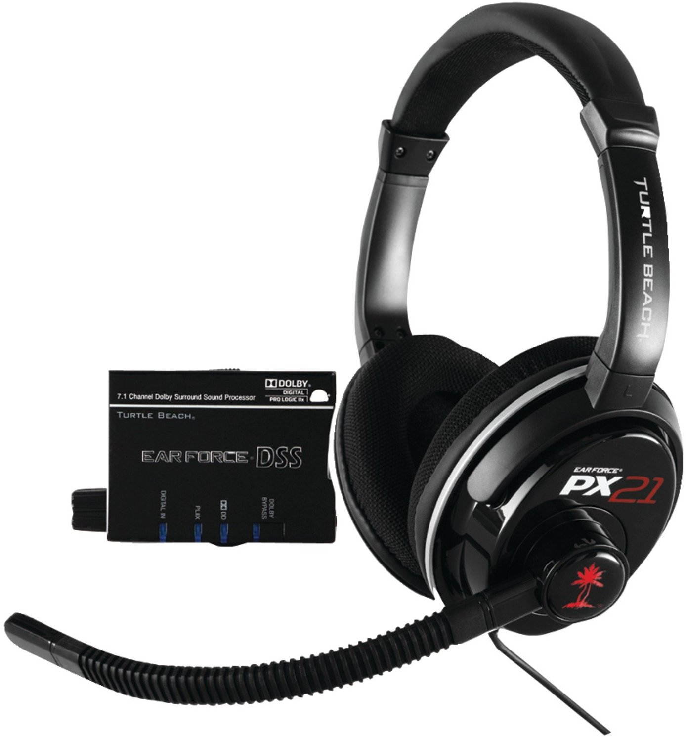Turtle Beach - Ear Force DPX21 Gaming Headset - Dolby Surround Sound - PS3, X360