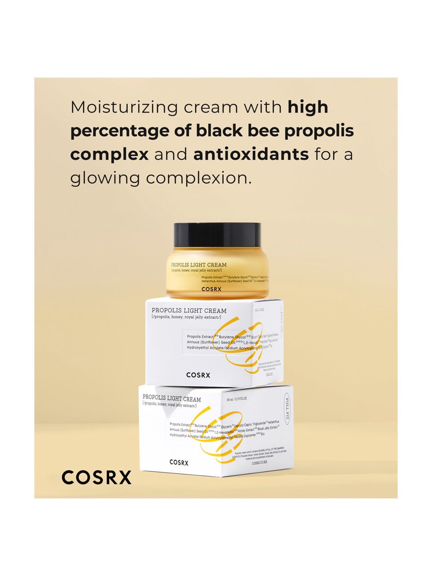 Cosrx Full Fit Propolis Light Cream - 65 ml
