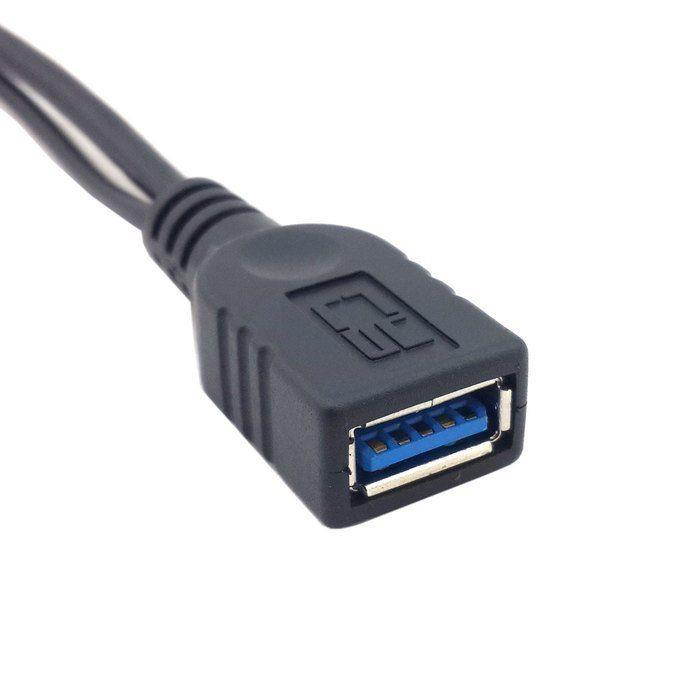Micro Connectors 8-Inch USB 3.1 Type C to USB 3.0 Type A Female Adapter (E07-174-OTG)