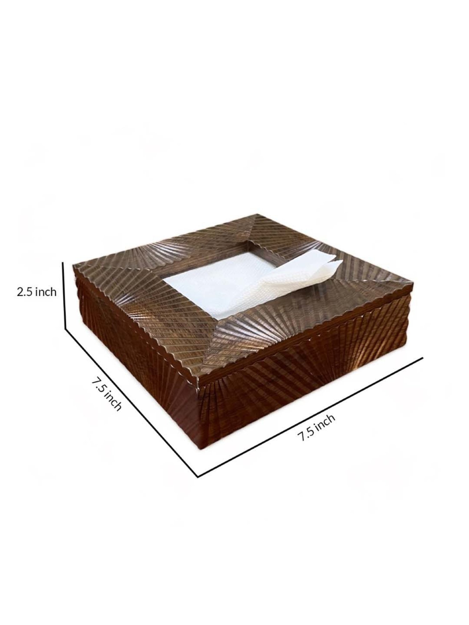 20" White Napkin with Red and Green Tassels Set of 4 pc White - SARO Lifestyle