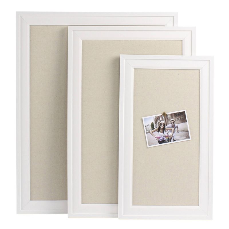 Universal Cork/Dry Erase Board, Melamine, 24 x 18, Black/Gray Aluminum/Plastic Frame