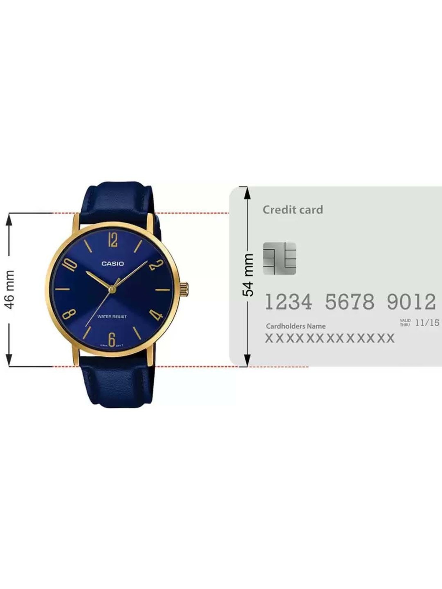 Casio MTP-VT01GL2B2UDF Enticer Analog Watch for Men