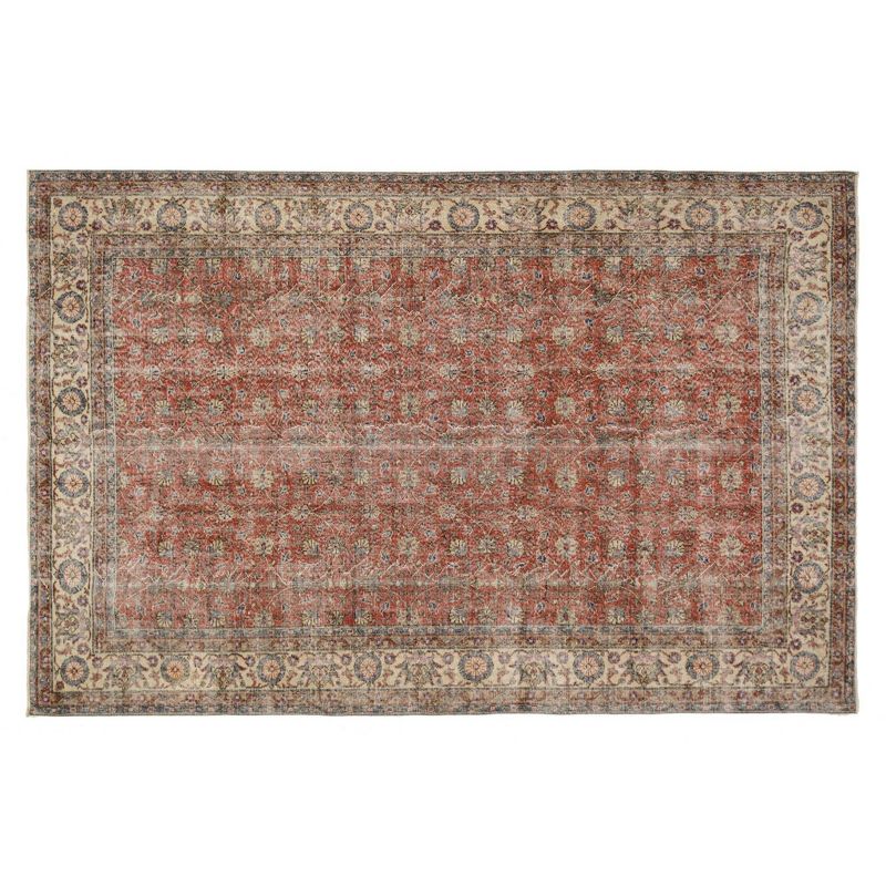 6'7"x10'2" Vintage One-of-a-Kind Ottilia Rug Orange - Revival Rugs