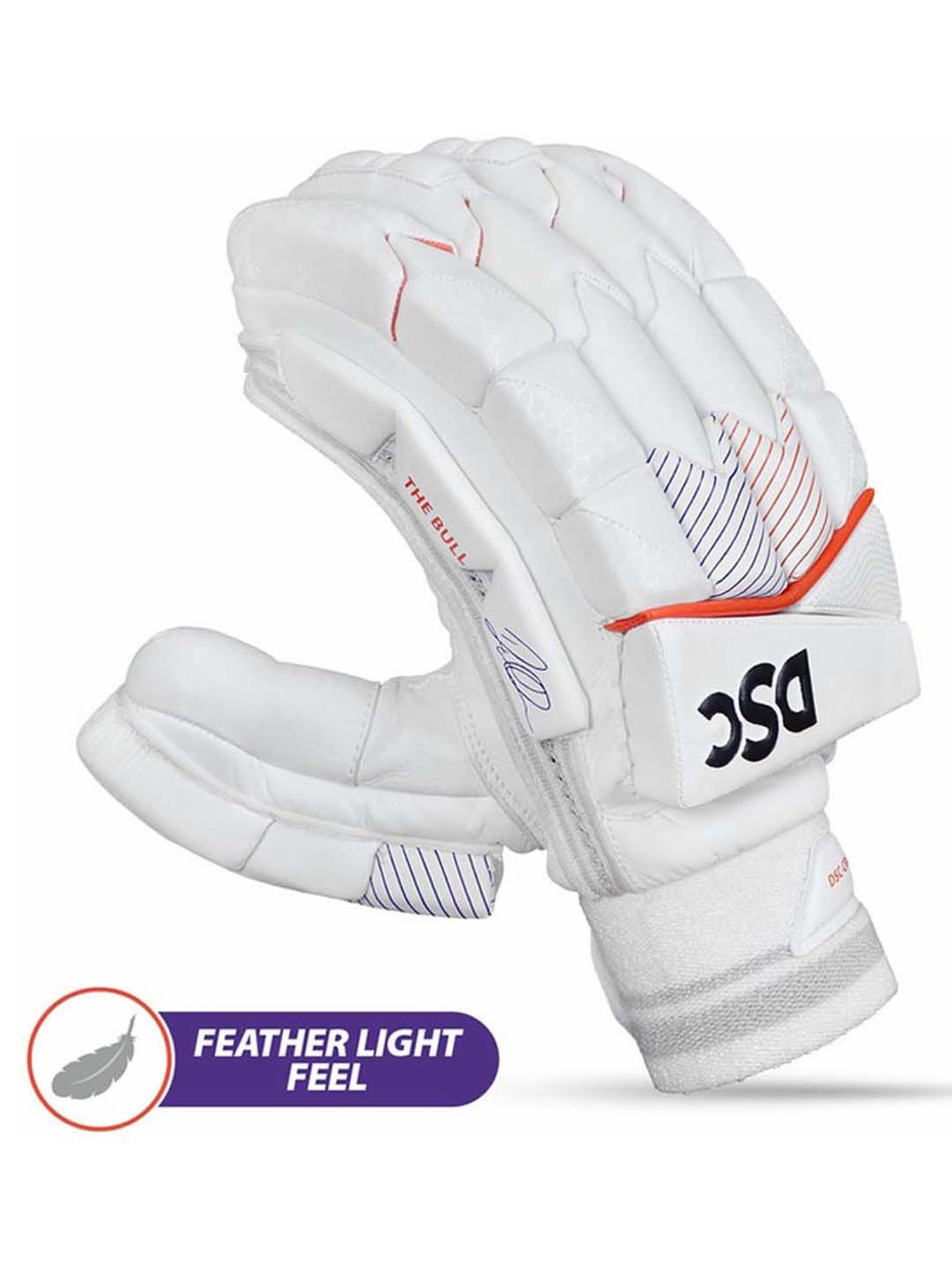 DSC Cricket Krunch The Bull Autograph Batting Gloves Size - Mens