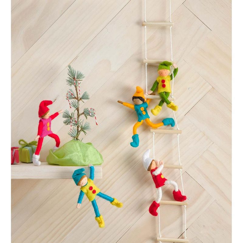 Magic Cabin - Halfpenny Elves on a Ladder