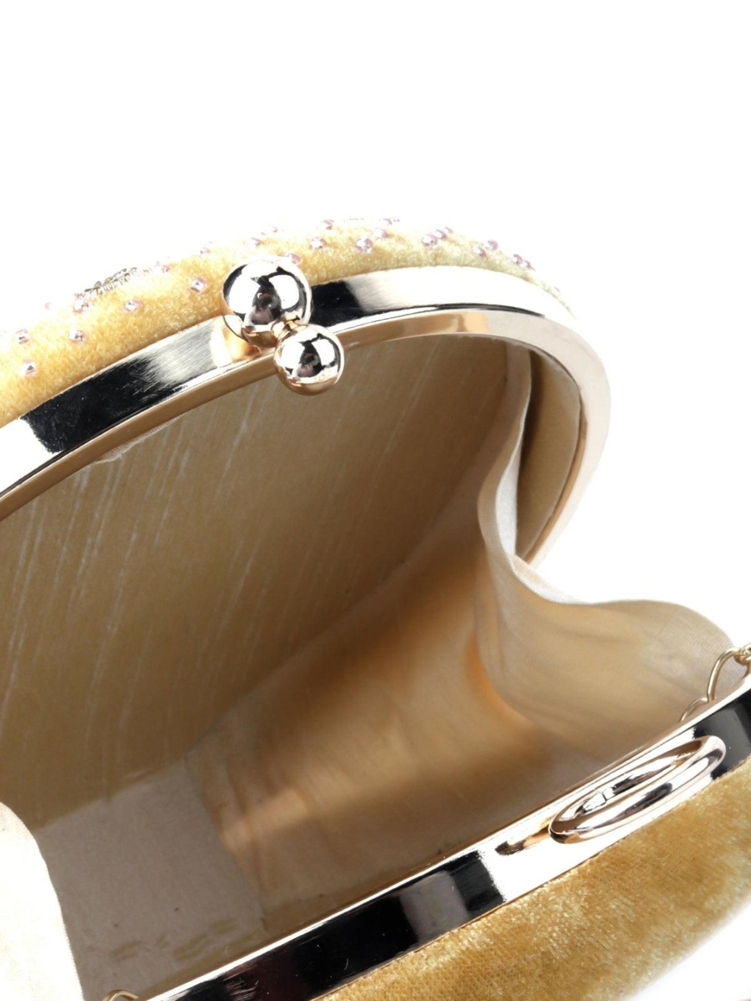 Odette Yellow Embellished Sling Handbag