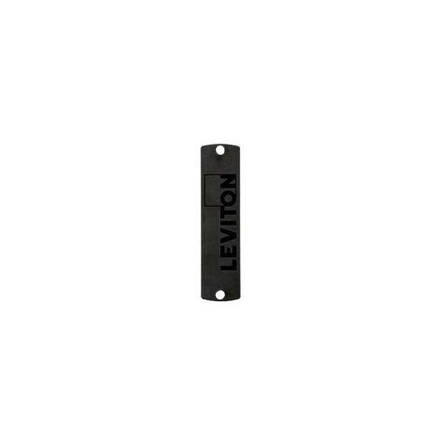 Leviton 5F100-PLT Precision Molded Blank Style Fiber Adapter Plate Black Opt-X