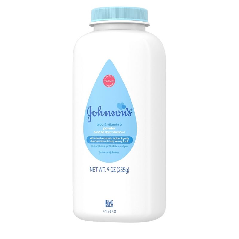 Johnson's White Baby Powder with Cornstarch - 9oz