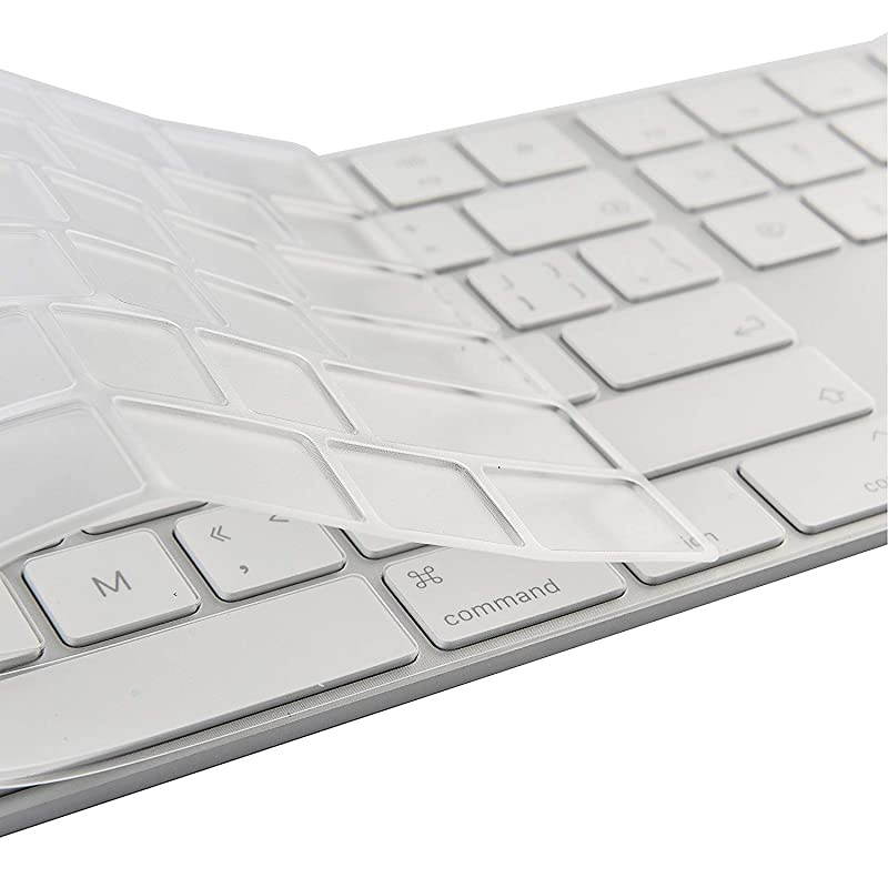 TPU Keyboard Cover Protector for 2017 Released Apple Magic Keyboard with Numeric Keypad US Layout A1843