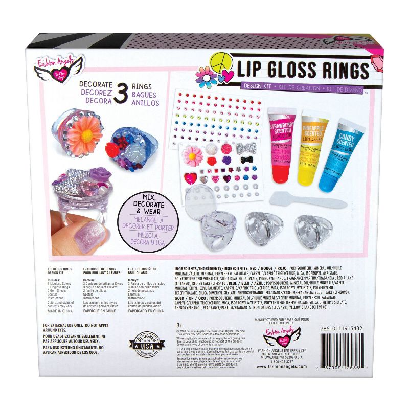 Fashion Angels Lip Gloss Rings Kit