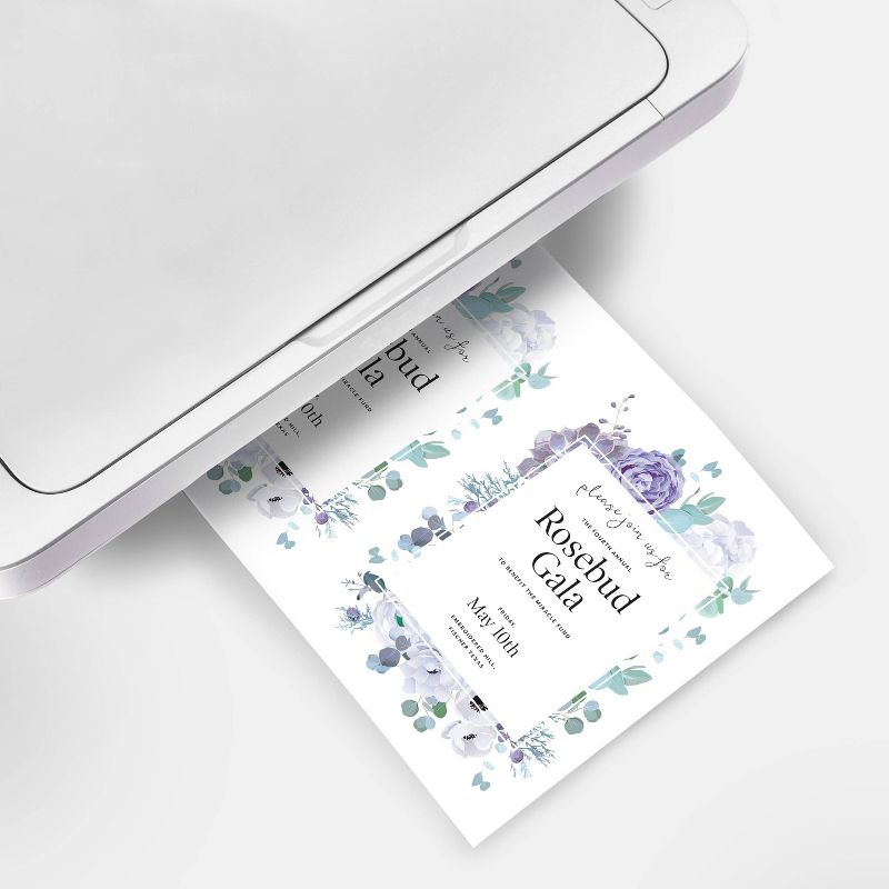 3pk 250 Sheets/Pack 110lb Cardstock 8.5"x11" White - PrintWorks