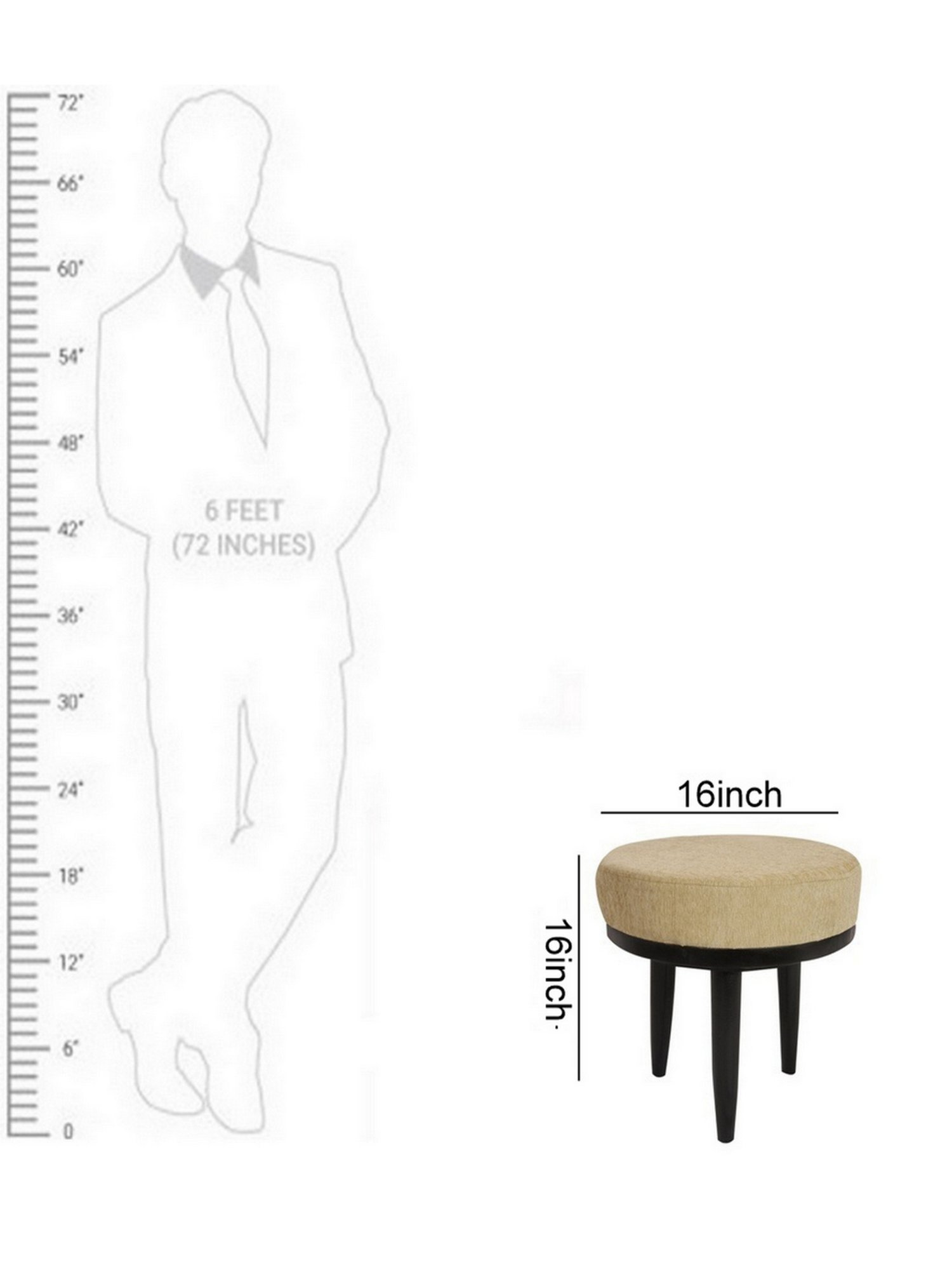 Chumbak Spring Marigold Floral Green Mango Wood Modern Trunk Storage Ottoman