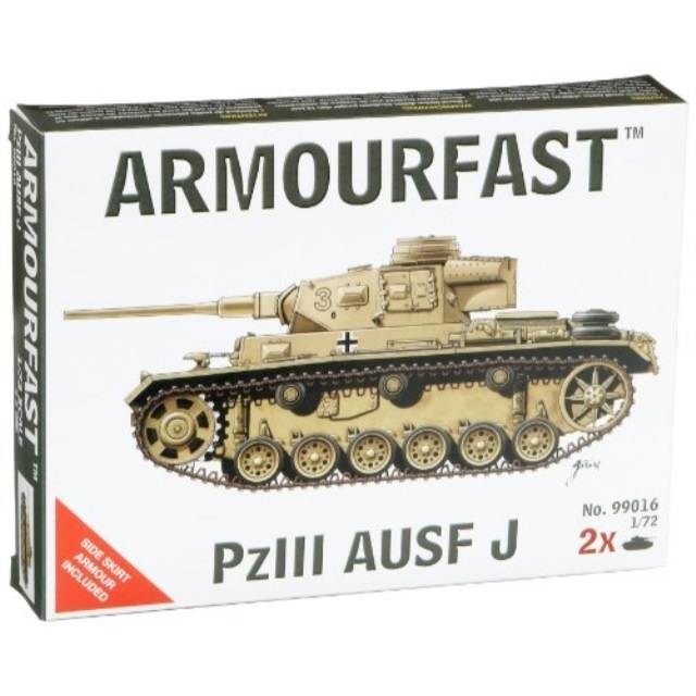 armourfast panzer iii ausf j tank set of 2 1/72scale