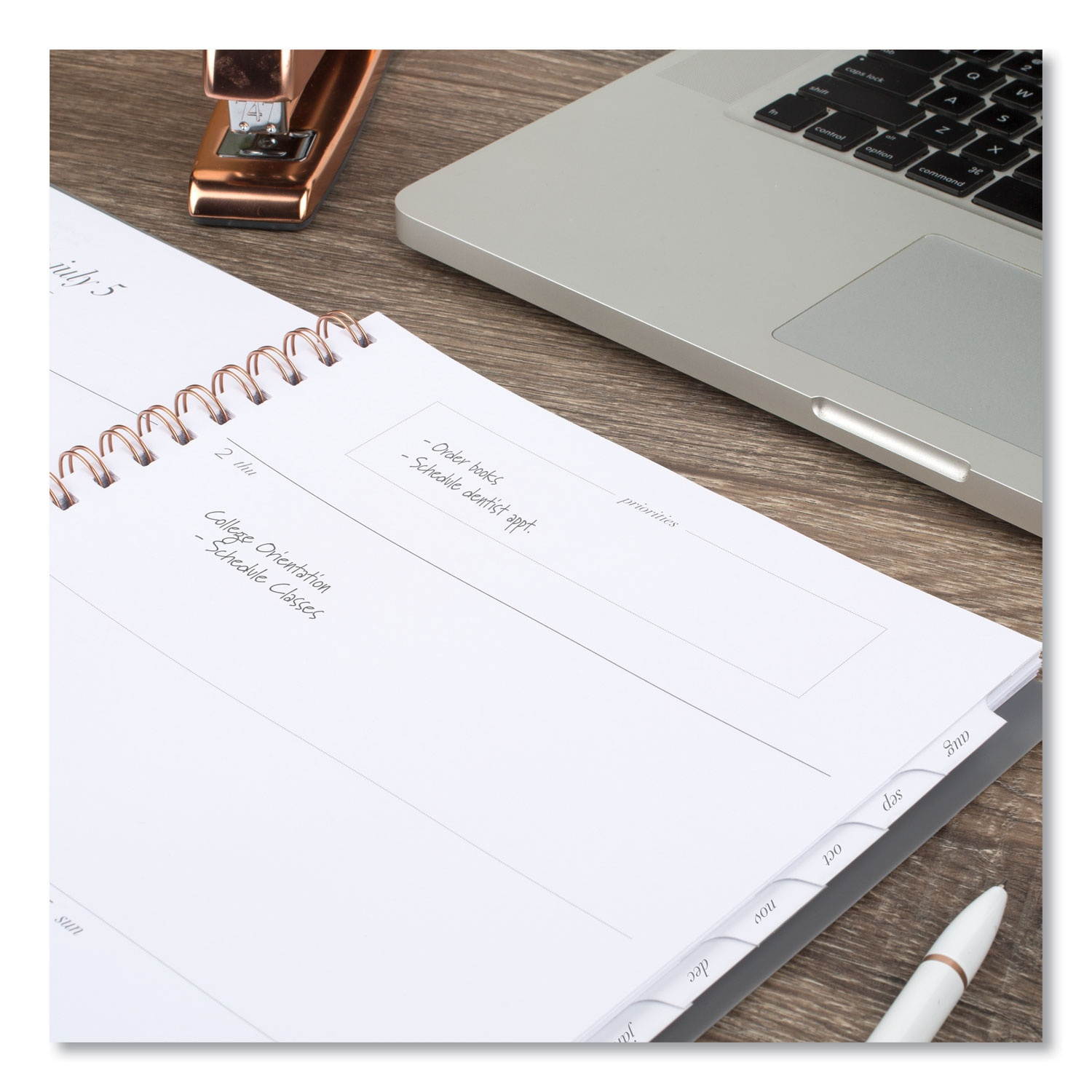 Workstyle Academic Planner, 11 x 8.5, Gray Gem, 2020-2021 1442905A30