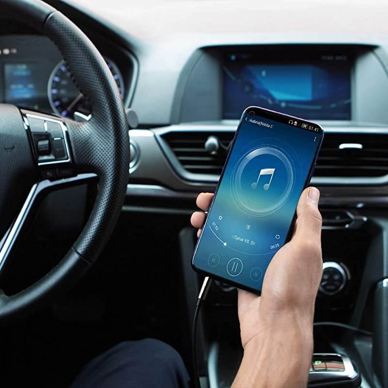 35mm Aux Cable  35mm Male to Male Auxiliary Cord Stereo Audio Cables Compatible with iPhones Tablets Headphone HomeCar Stereos amp More 2Pack 6 Feet