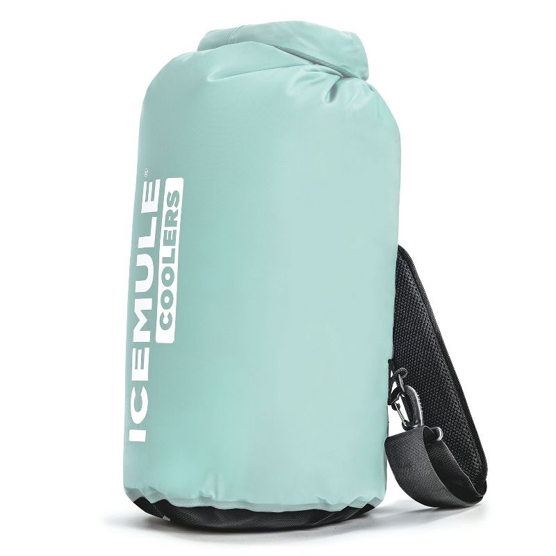 IceMule 1005 Classic Collapsible Portable Soft Sided Roll Top 15 Liter 12 Can Lightweight Insulated Waterproof Leak Proof Backpack Cooler Sling Bag