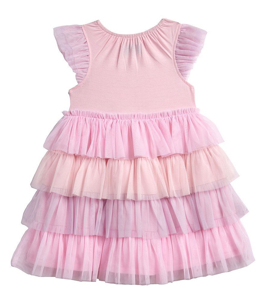 Pippa & Julie Little Girls 2T-6X Sequin/Tiered Tutu A-Line Dress