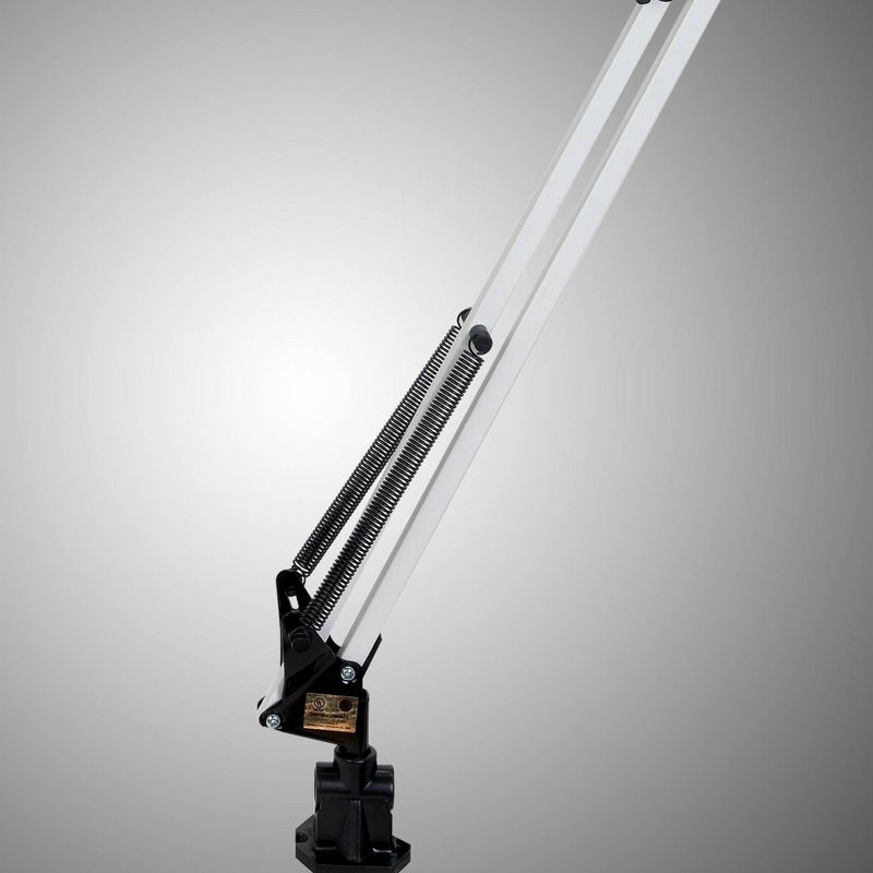 Lite Source Swing-Arm 1 Light Desk Lamp White - Lite Source
