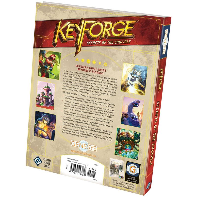 Genesys KeyForge Game: Secrets of the Crucible Campaign Setting