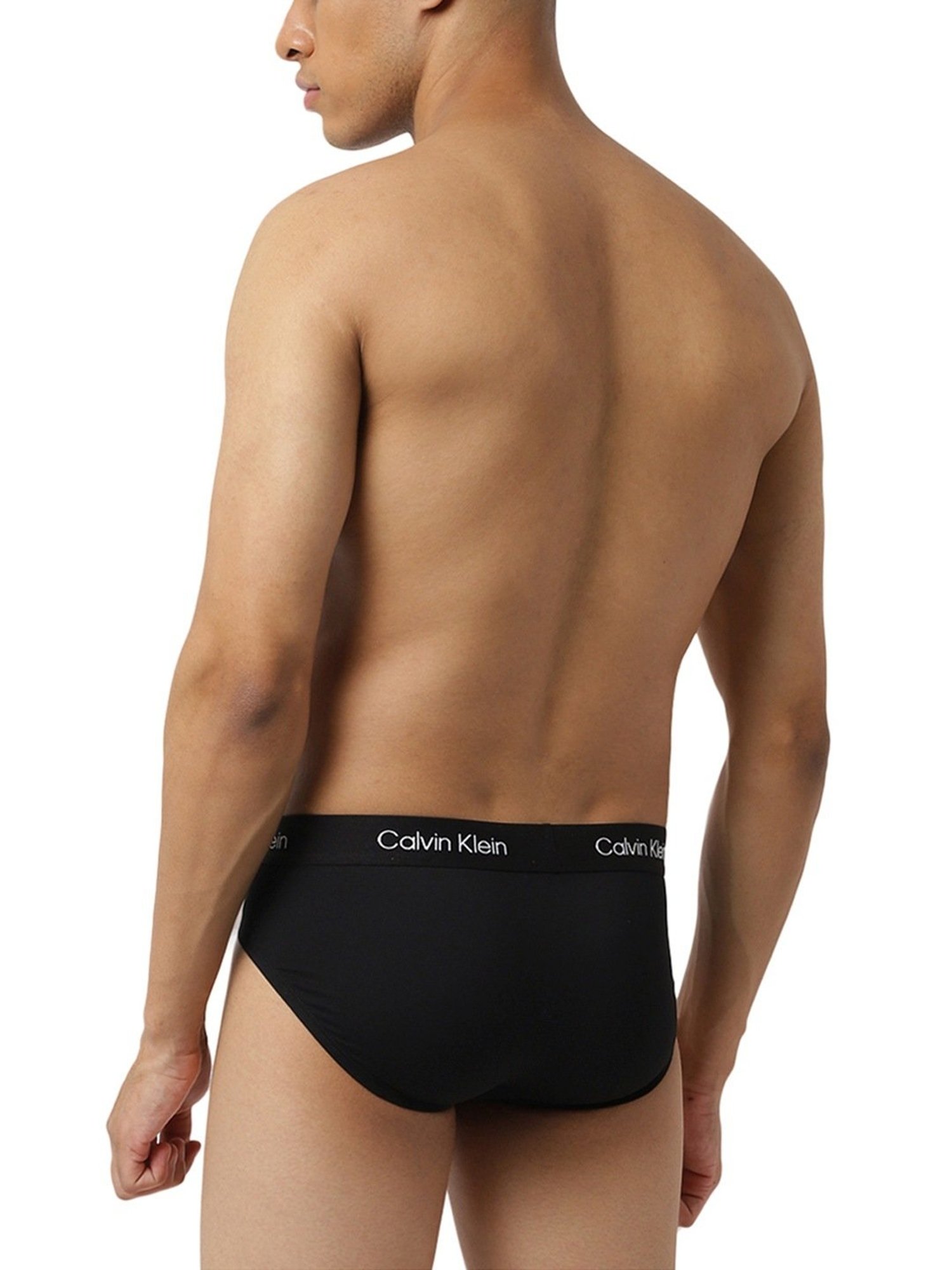 Calvin Klein Underwear Black Logo Regular Fit Briefs