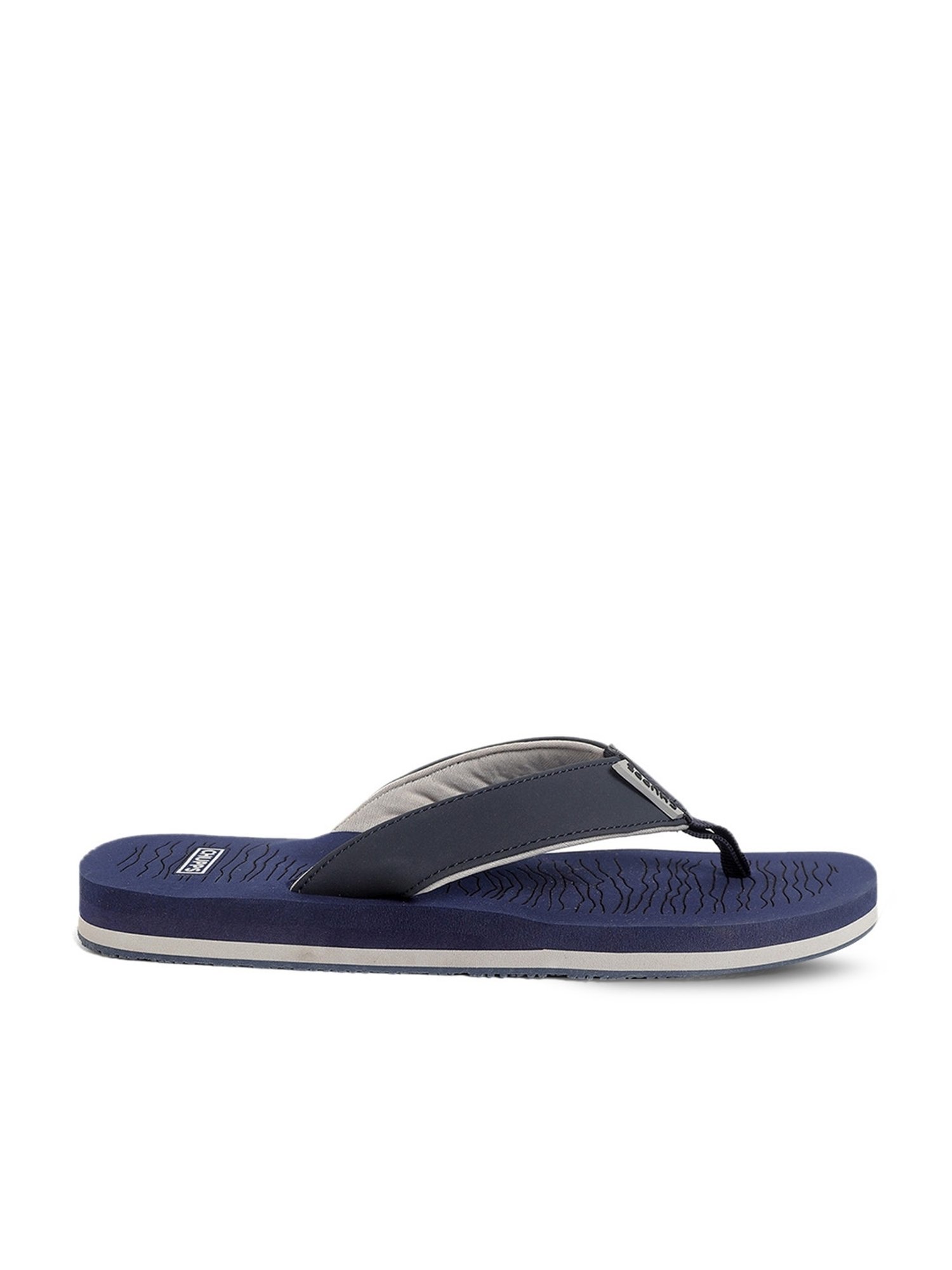 Chupps Men's Navy Flip Flops