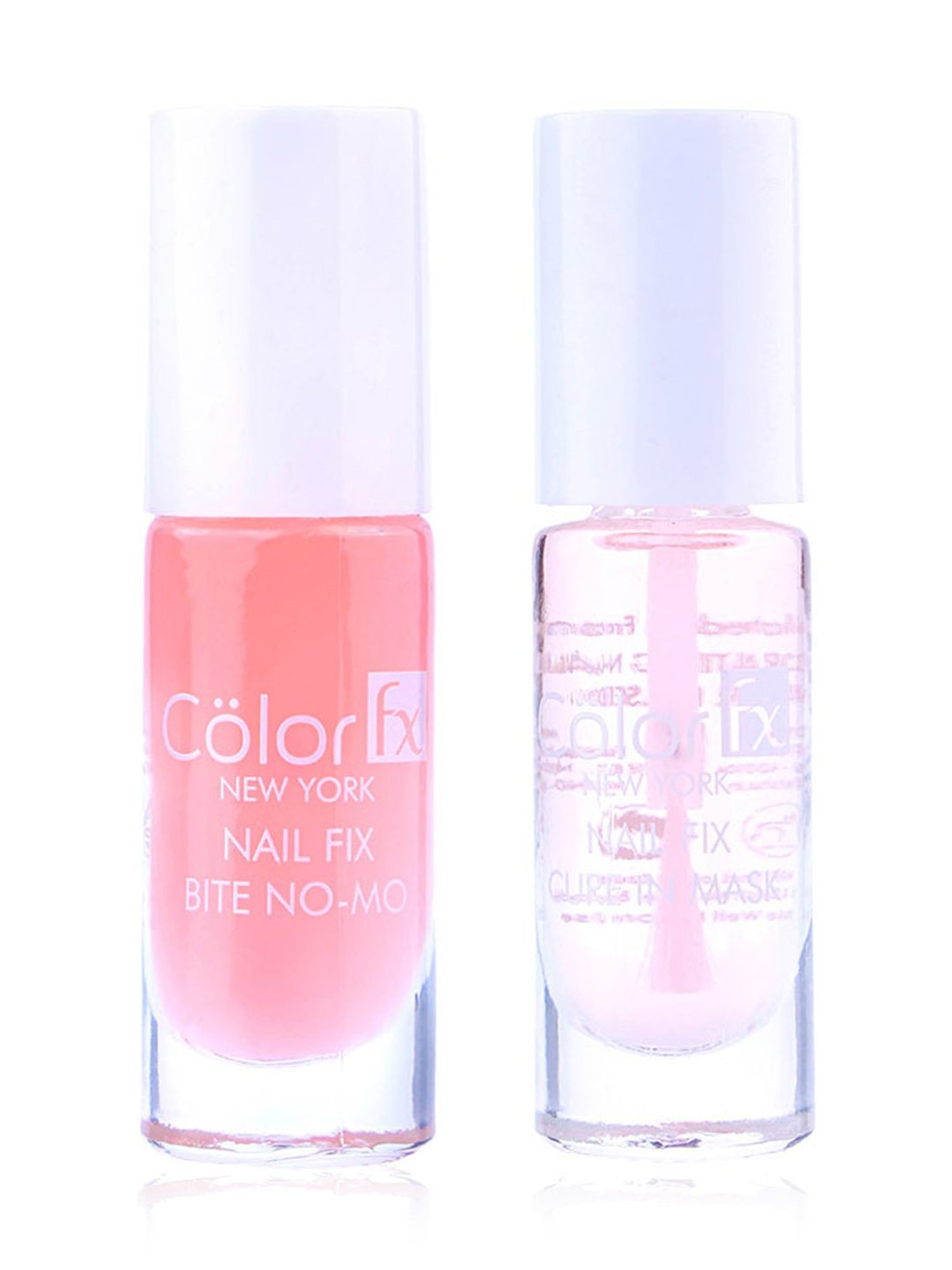 Color Fx Nail Fix Cure-In Mask, Moisturizer, Nail Enamel Remover & Nail Buffer Combo, Pack of 4