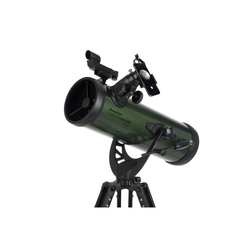 Celestron ExploraScope 114AZ Telescope with Basic Smartphone Adapter