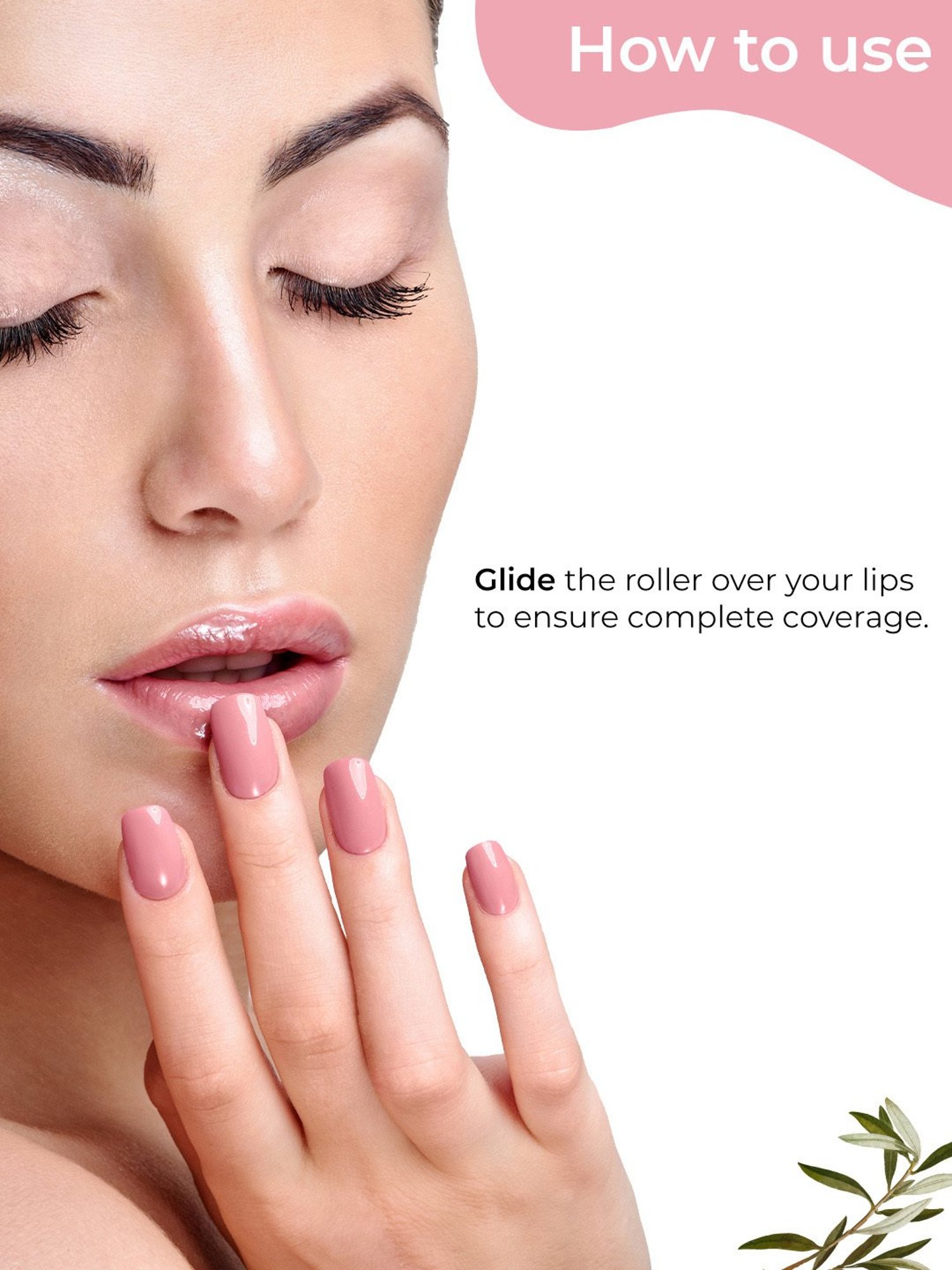 Pilgrim Squalane Bubblegum Lip Serum with Roll-On for Visibly Plump Lips - 6 ml