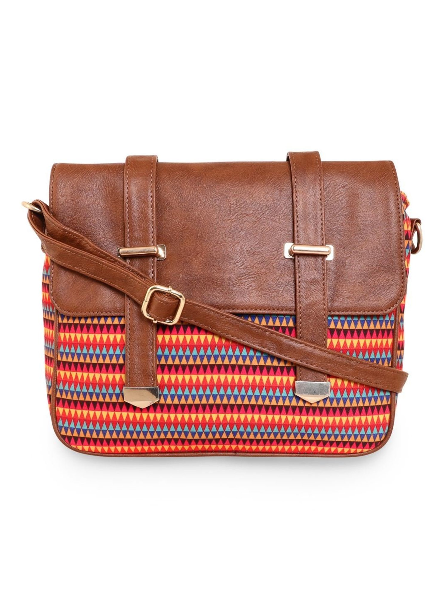 Sabhyata Multicolor Printed Medium Cross Body Bag