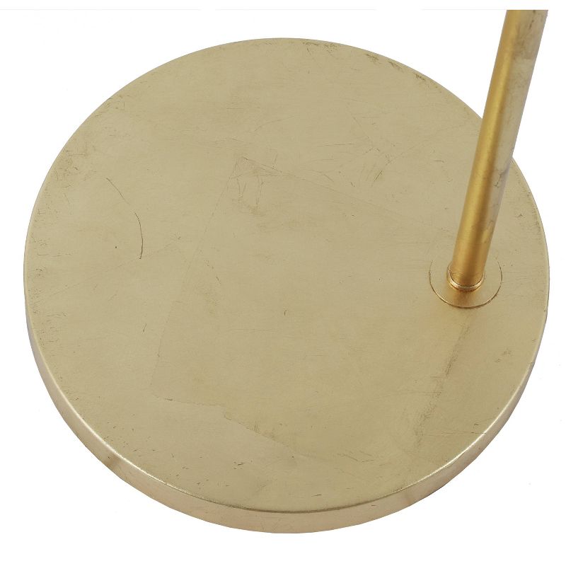 59.75" Framboise Fringe Shade Floor Lamp Gold Leaf - Decor Therapy