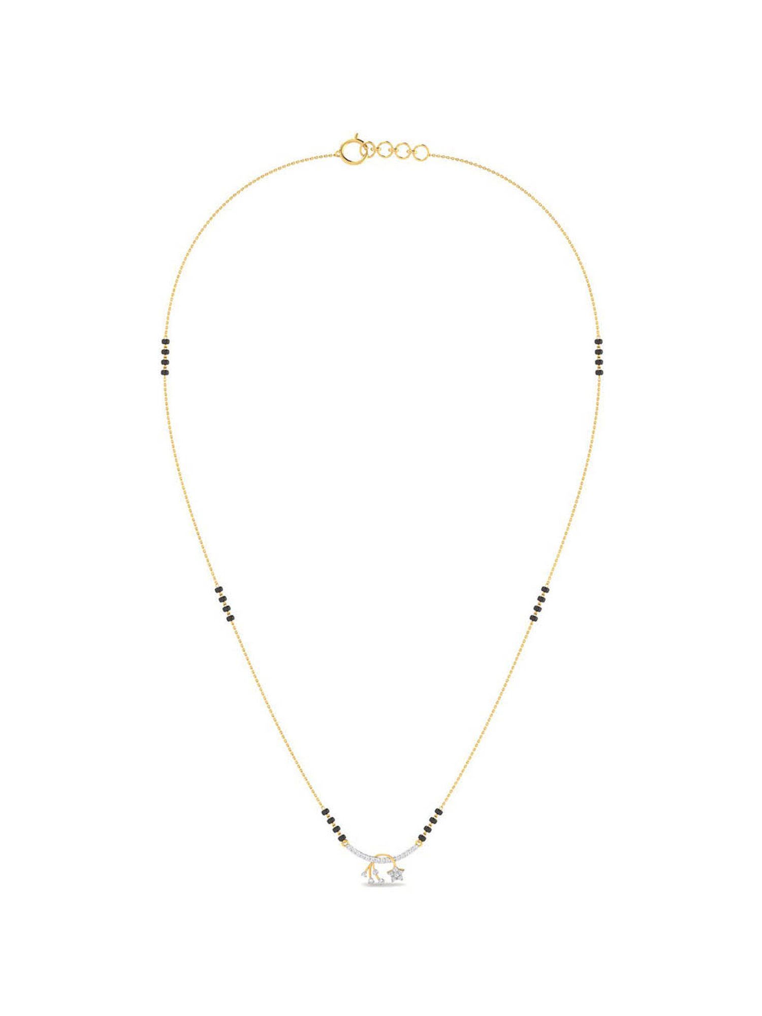 Waman Hari Pethe Jewellers 18k Gold & Diamond Mangalsutra for Women