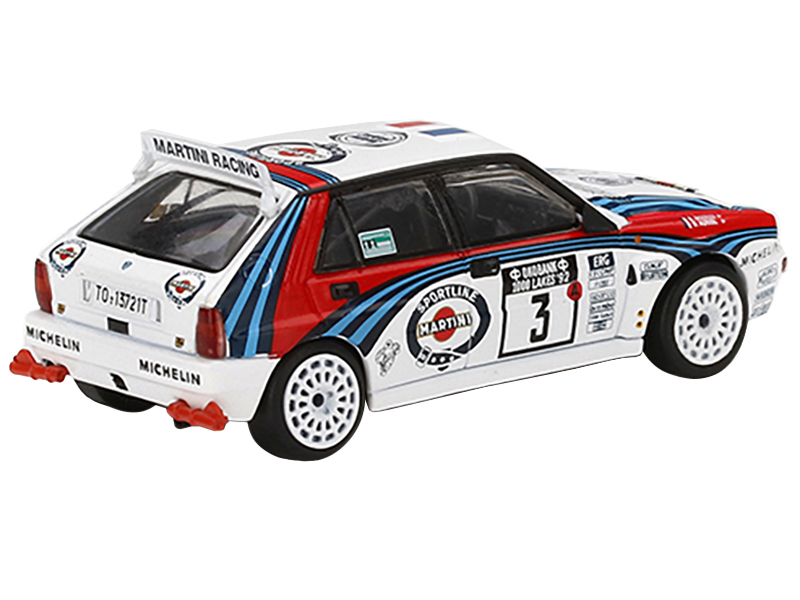 Lancia Delta HF Integrale Evoluzione #2 Carlos Sainz - Luis Moya "Jolly Club" "Tour de Corse - Rallye de France" (1993) 1/18 Diecast Model Car by Kyosho