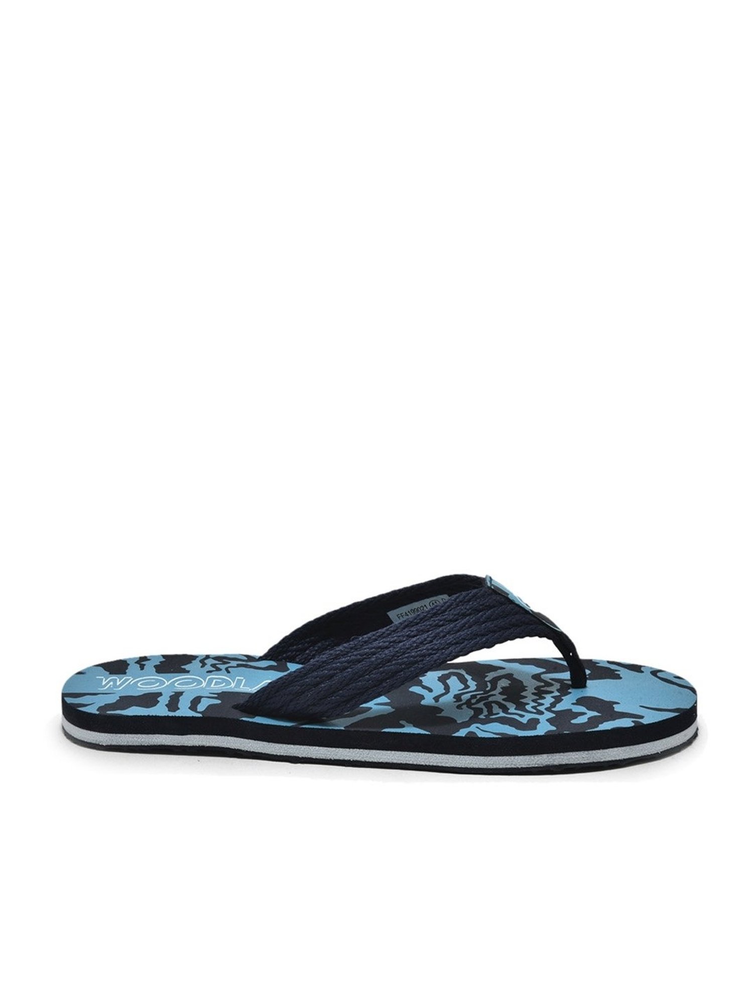 Woodland Men's Blue Flip Flops