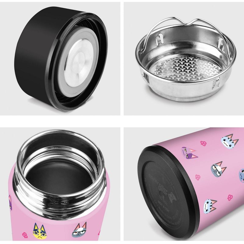 Nintendo Animal Crossing 17oz Stainless Steel Water Bottle - Cats