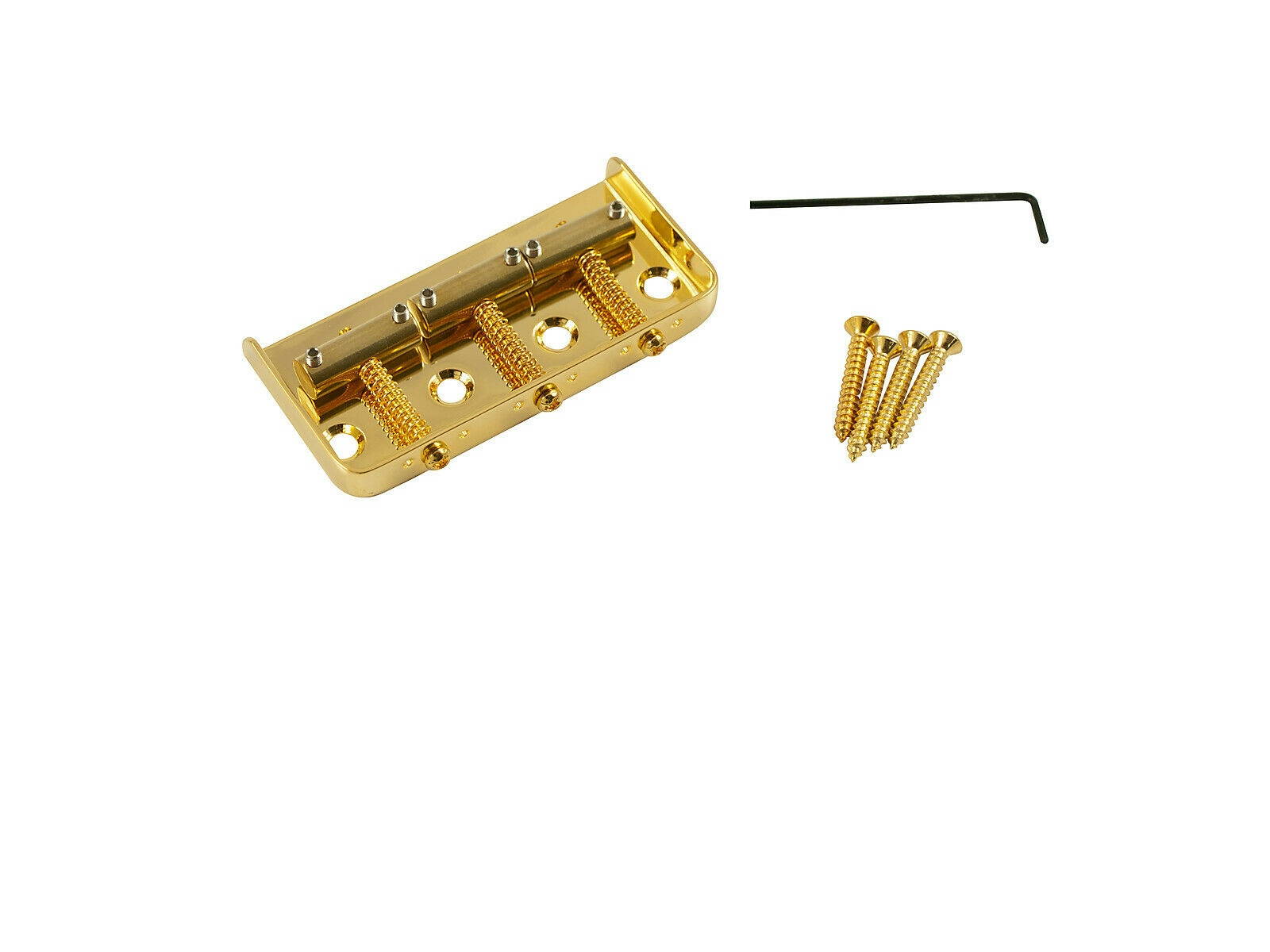 NEW Kluson USA Vintage 1/2 BRIDGE for Fender Telecaster Tele Gold+Brass KHTBGV-G