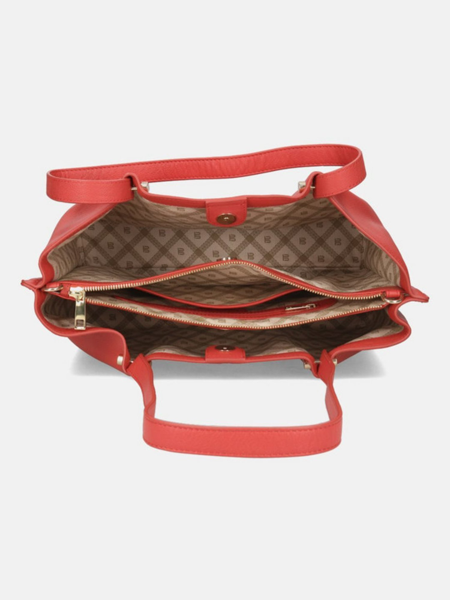 BAGATT Veneto Black Medium Leather Tote Bag