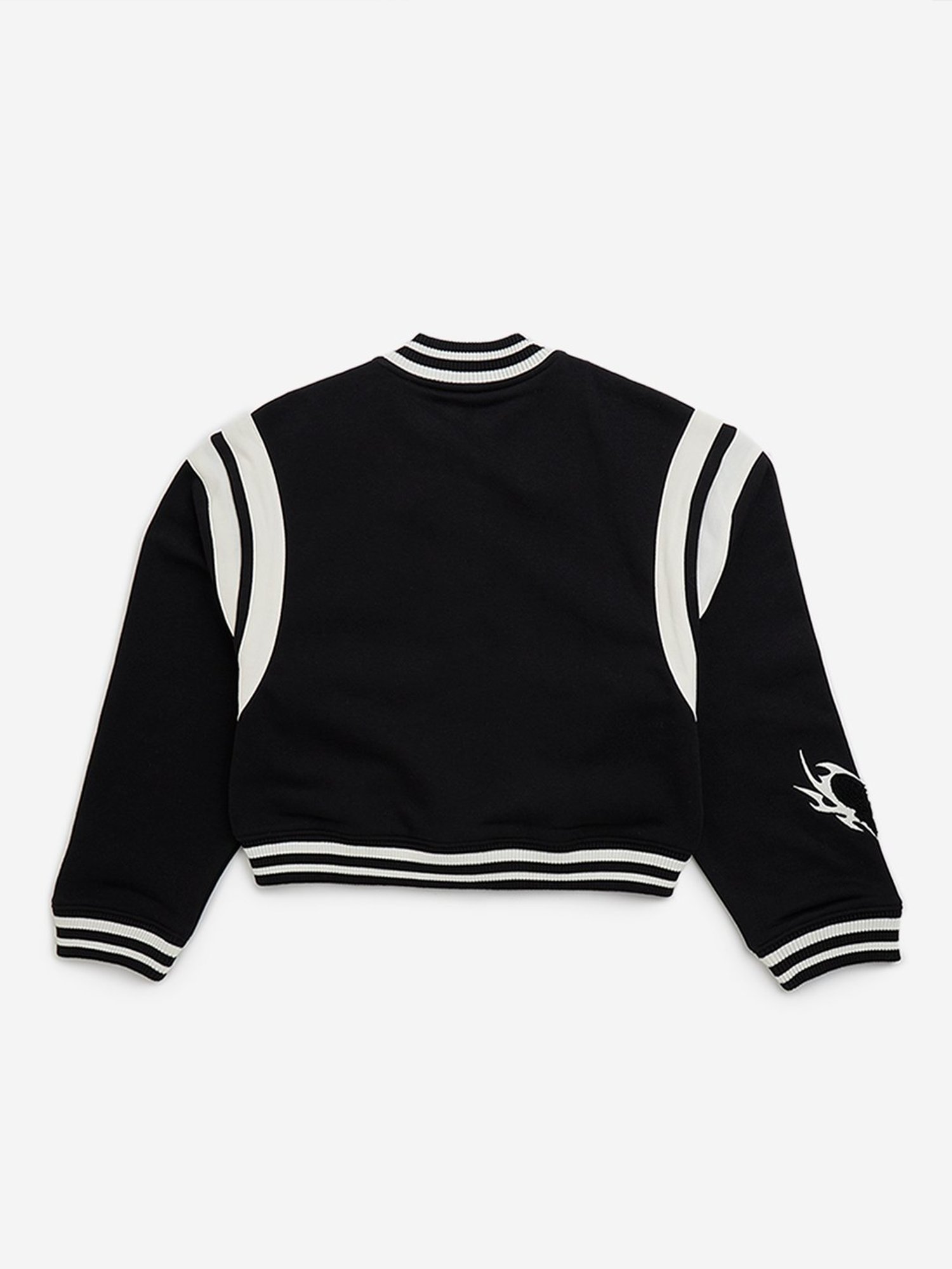 Y&F Kids by Westside Black Text Design Jacket