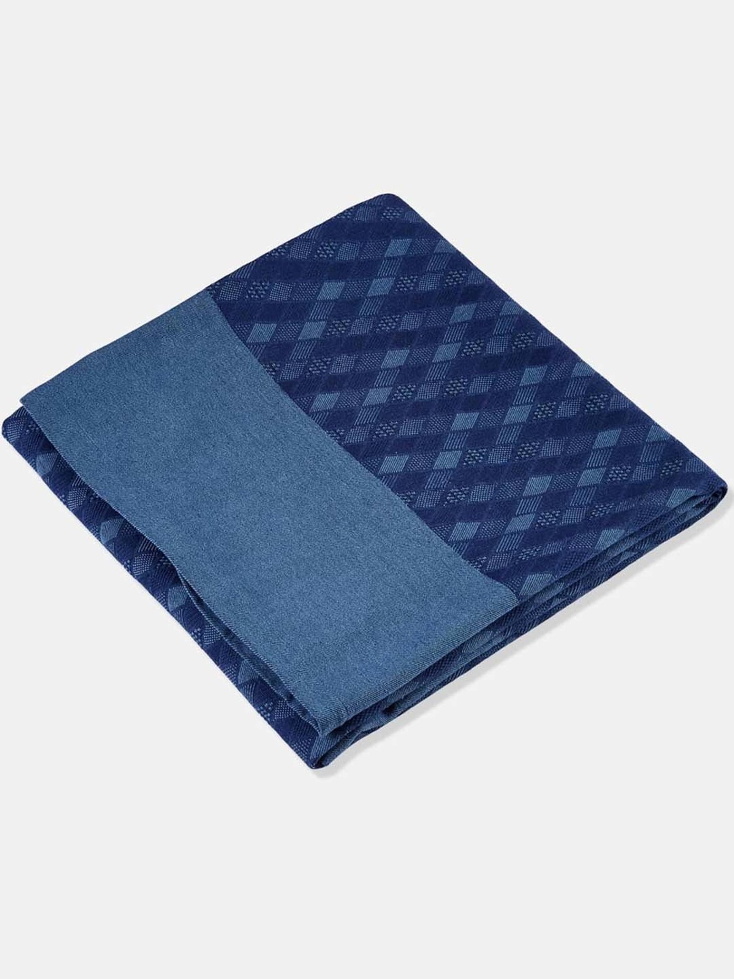 Fabindia Akira Indigo Cotton Table Cover