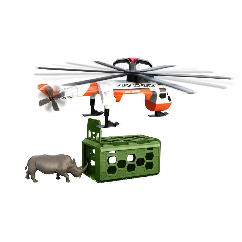 Matchbox Rescue Adventure Rhino Rescue Helicopter