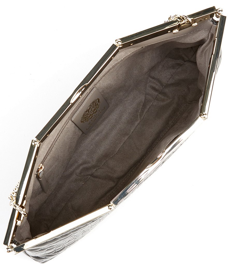 Kate Landry Satin Buckle Clutch Bag