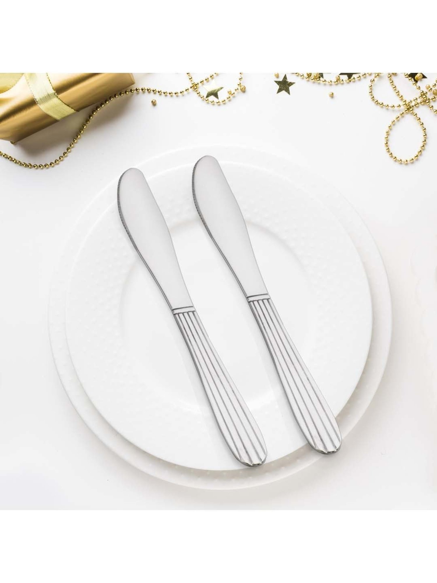 @home Sysco Silver Stainless Steel Knife - Set of 2