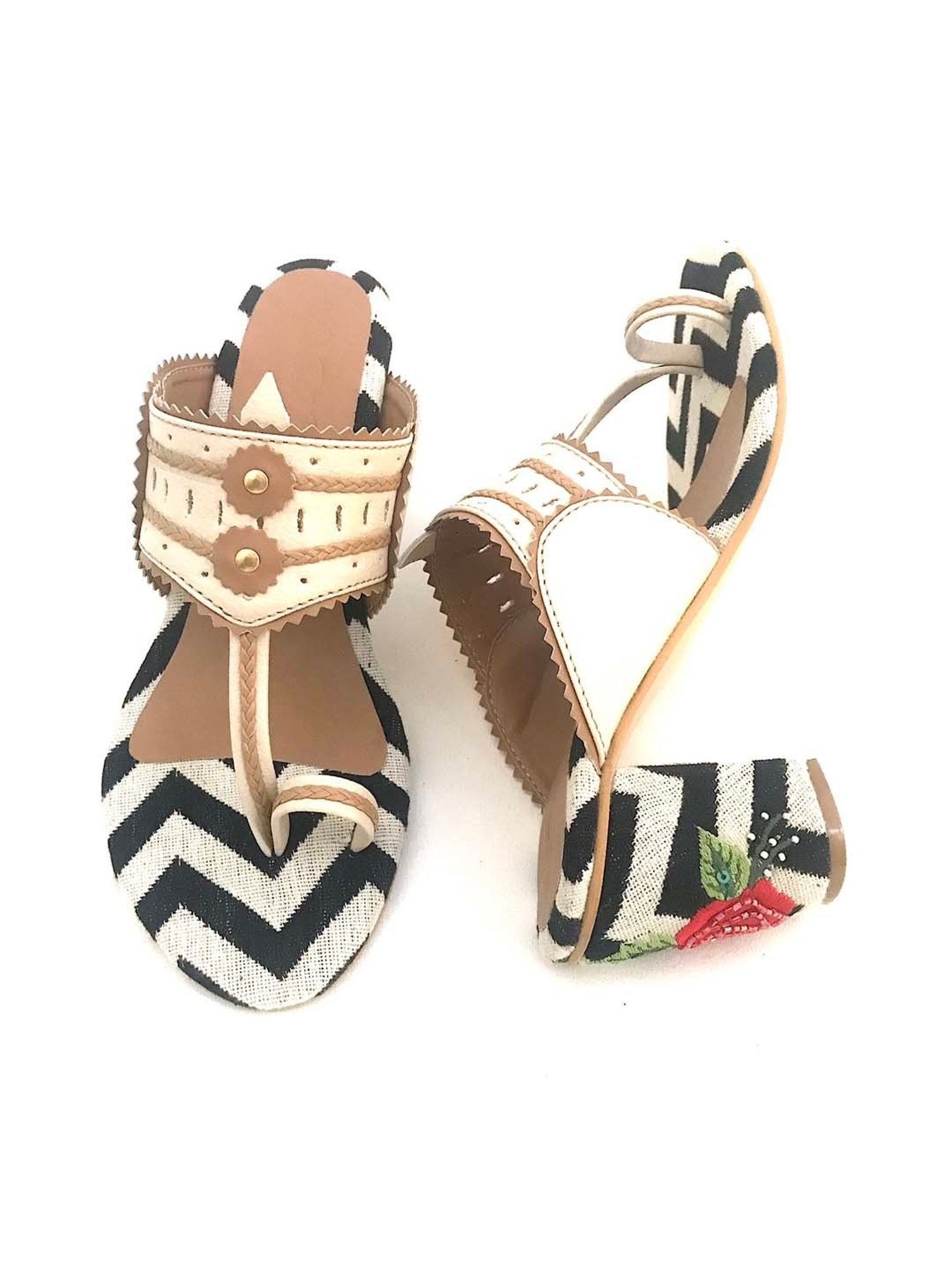 Sole House Women's Nude Toe Ring Sandals