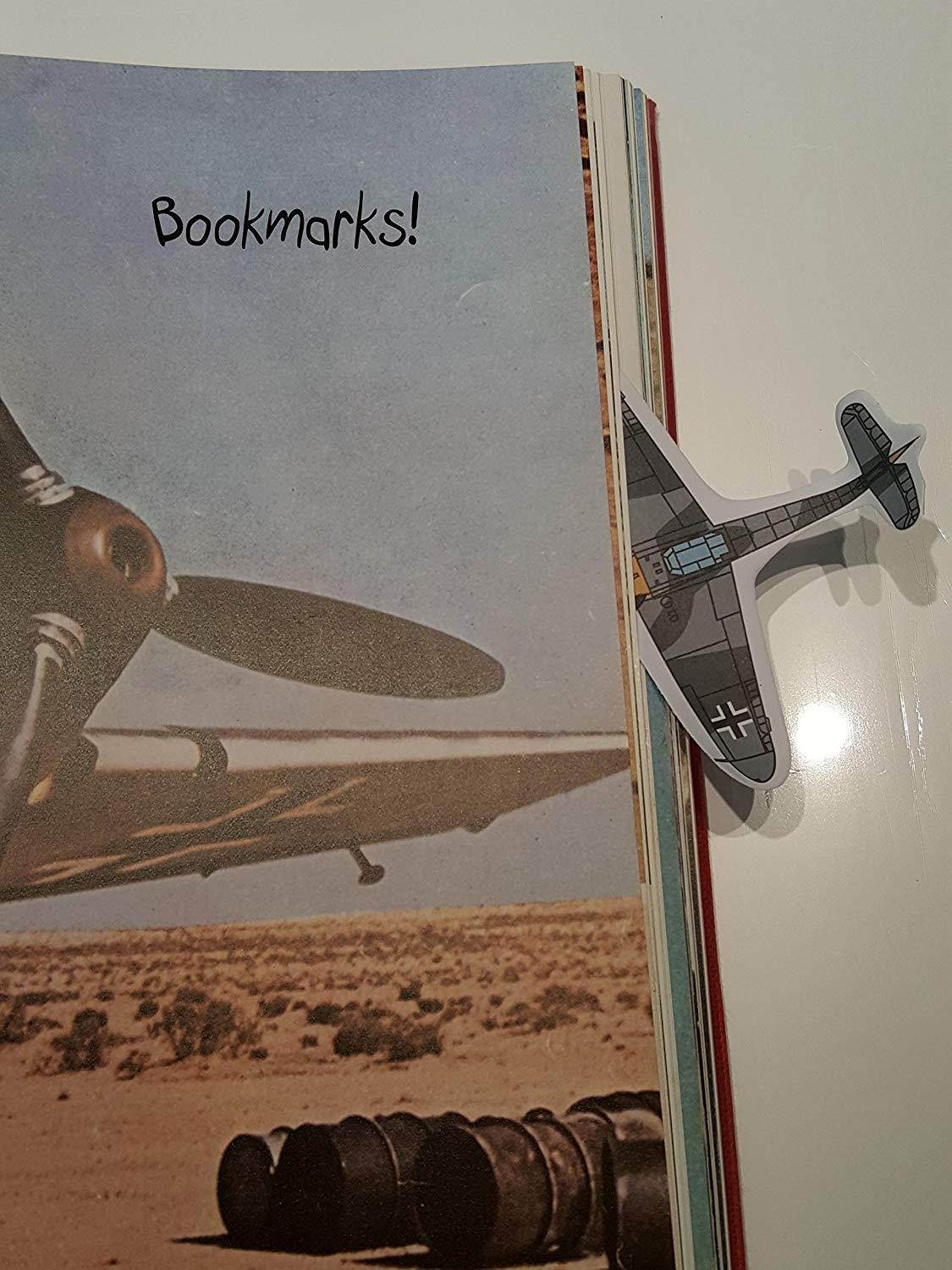 Messerschmitt Bf 109 Plane 2 Pack Page Flags Sticky Note 100 Sheets Airplane Model